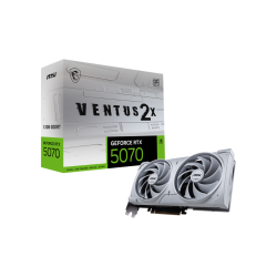 MSI GeForce RTX 5070 12G VENTUS 2X OC WHITE Gaming Graphics Card