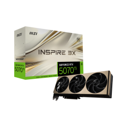 MSI GeForce RTX 5070 Ti 16G INSPIRE 3X OC PLUS 16GB GDDR7 Graphics Card