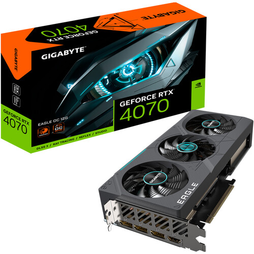 Gigabyte GeForce RTX 4070 EAGLE OC 12G GDDR6X Graphics Card