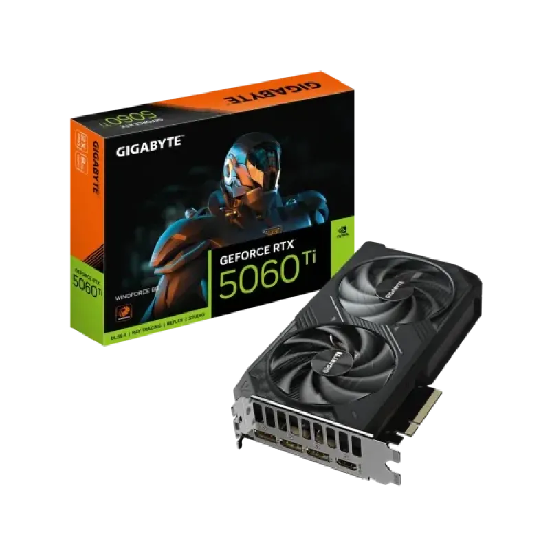 GIGABYTE GeForce RTX 5060 Ti WINDFORCE 8G GDDR7 Graphics Card