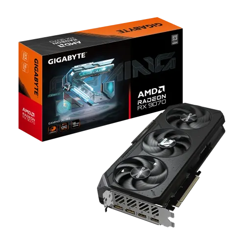 GIGABYTE Radeon RX 9070 GAMING OC 16G GDDR6 Graphics Card