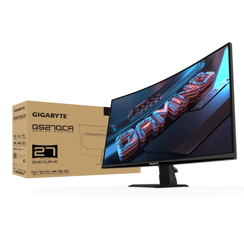 Gigabyte GS27QCA 27-Inch 2K 180Hz VA QHD Gaming Monitor
