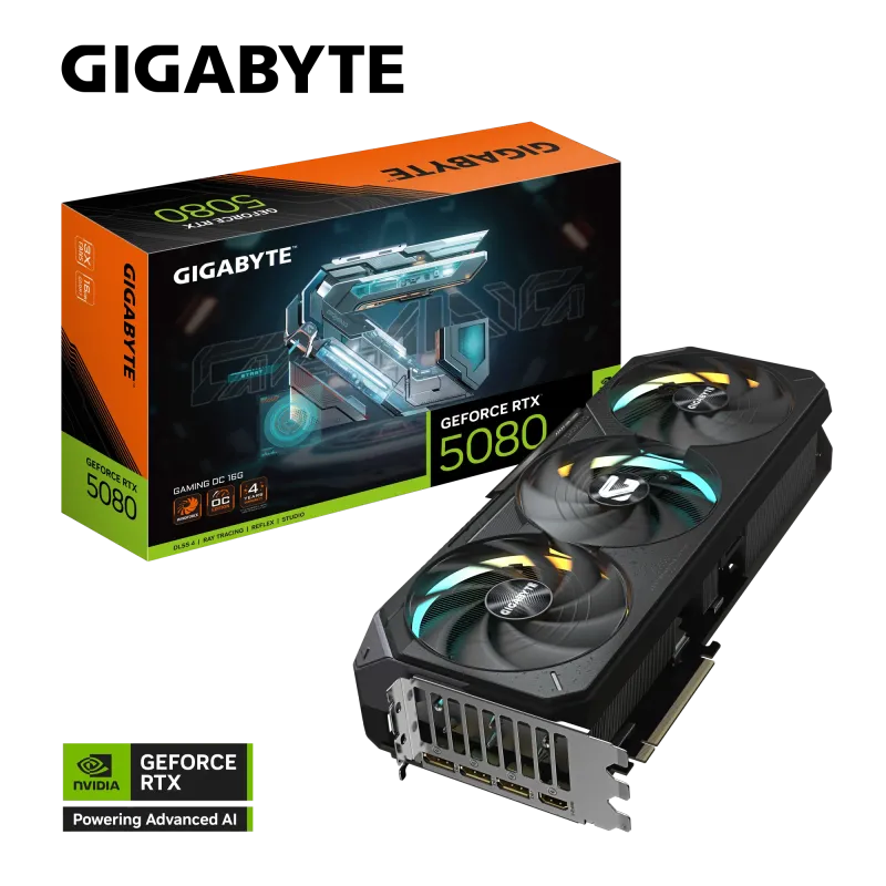 Gigabyte GeForce RTX 5080 GAMING OC 16GB GDDR7 Graphics Card