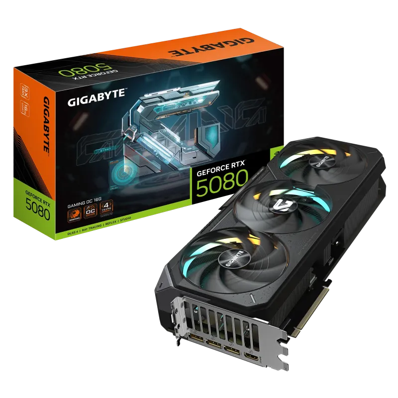 Gigabyte GeForce RTX 5080 GAMING OC 16GB GDDR7 Graphics Card