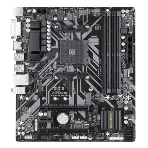 Gigabyte AMD B450M DS3H Ultra Durable RGB Motherboard