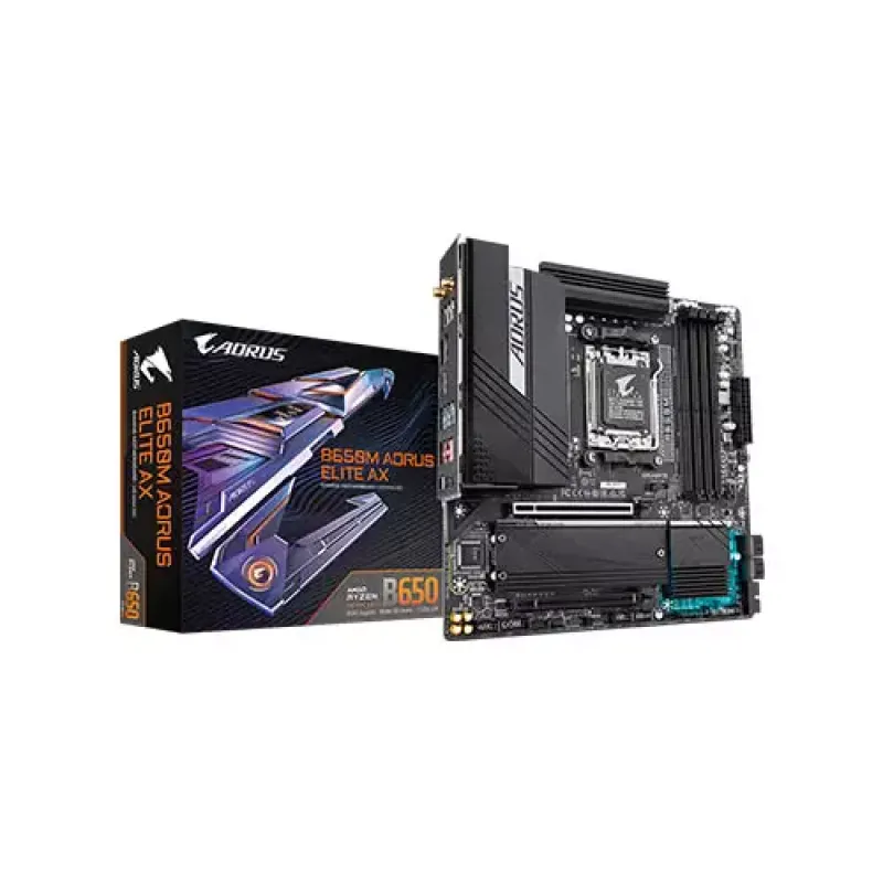 GIGABYTE B650M AORUS ELITE AX AM5 AMD DDR5 MOTHERBOARD