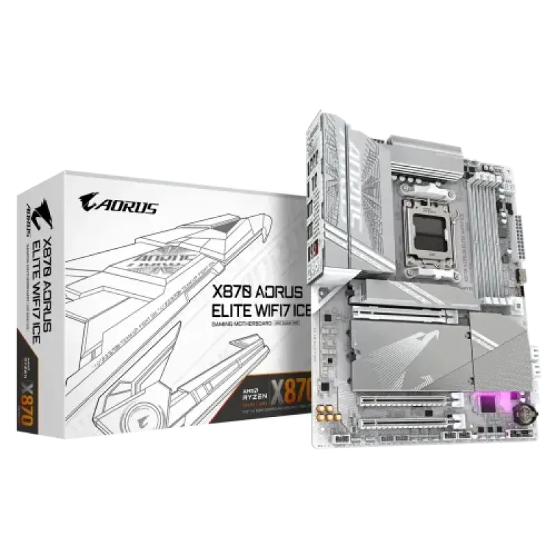 GIGABYTE X870 AORUS ELITE WIFI7 ICE DDR5 AMD AM5 ATX Motherboard