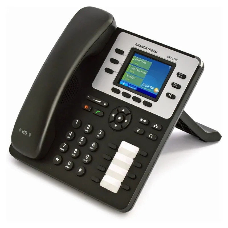 Grandstream Enterprise GXP2130 (2.8 inch LCD, POE, Power Supply Included) IP Phone with Adapter Grandstream Enterprise GXP2130 (2.8 inch LCD, POE, Power Supply Included) IP Phone with Adapter