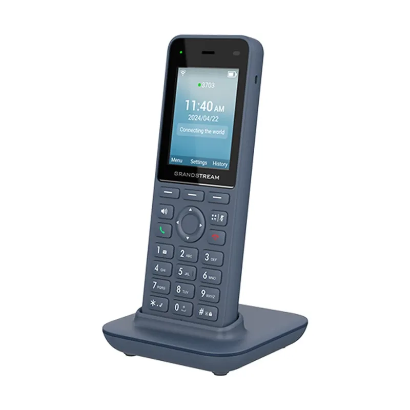 Grandstream WP826 Cordless Wi-Fi Blue IP Phone with 3 SIP Accounts 3 Line Grandstream WP826 Cordless Wi-Fi Blue IP Phone with 3 SIP Accounts 3 Line