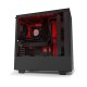 NZXT H510i Compact Mid-Tower RGB Gaming Case (Black-Red)