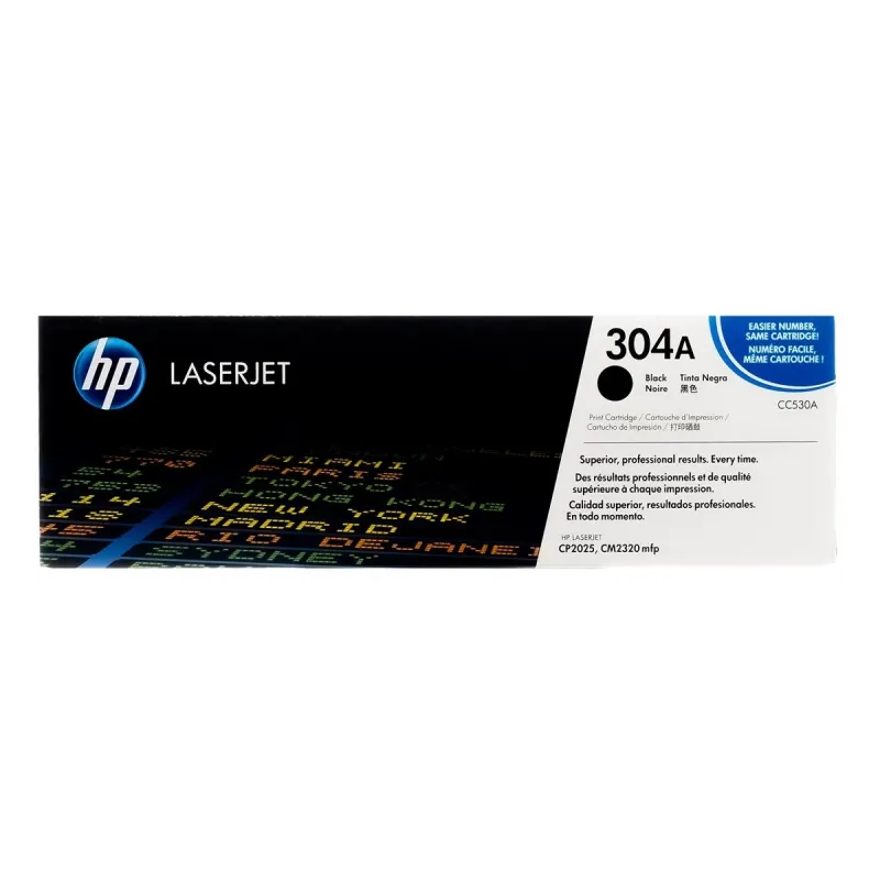 HP 304A Black Original LaserJet Toner Cartridge (Bundle With Full Set)