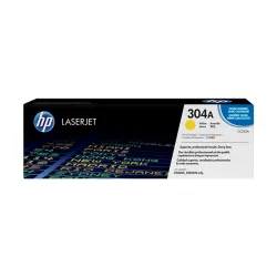 HP 304A Yellow Original LaserJet Toner Cartridge (Bundle With Full Set)