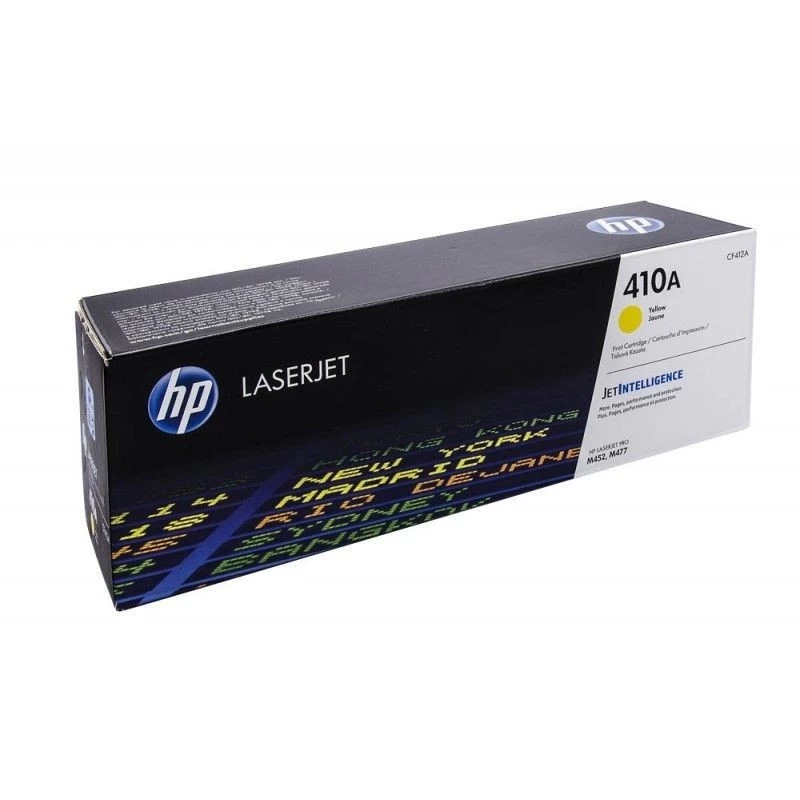 HP 410A Yellow Original LaserJet Toner Cartridge (Bundle With Full Set)