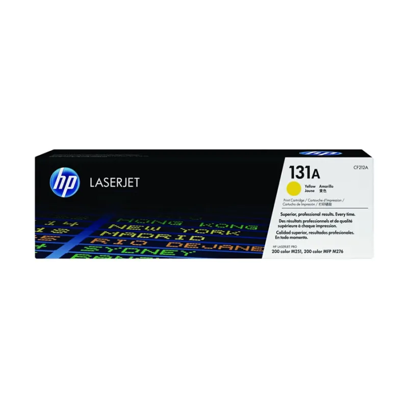 HP 131A Yellow Original LaserJet Toner Cartridge (Bundle With Full Set)
