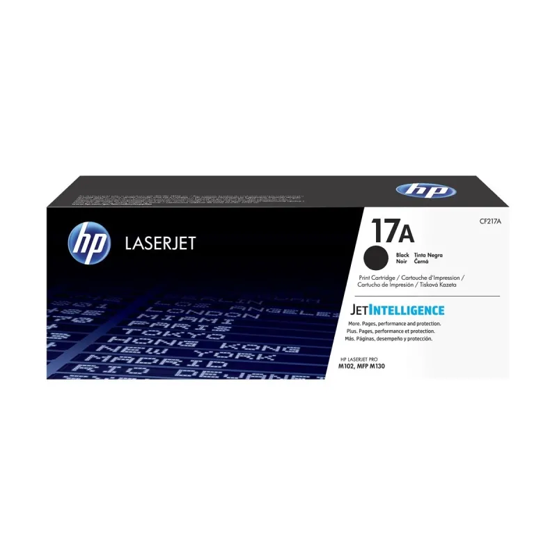 HP 17A Black Original LaserJet Toner Cartridge (For P102A, 130a)