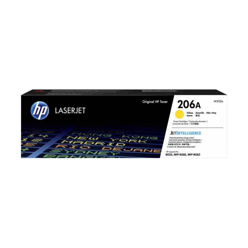 HP 206A Yellow Original LaserJet Toner Cartridge (Bundle With Full Set)