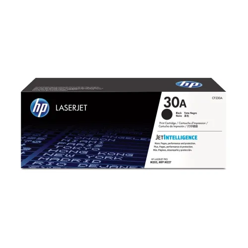 HP 30A Black Original LaserJet Toner Cartridge (For M203 Printer)