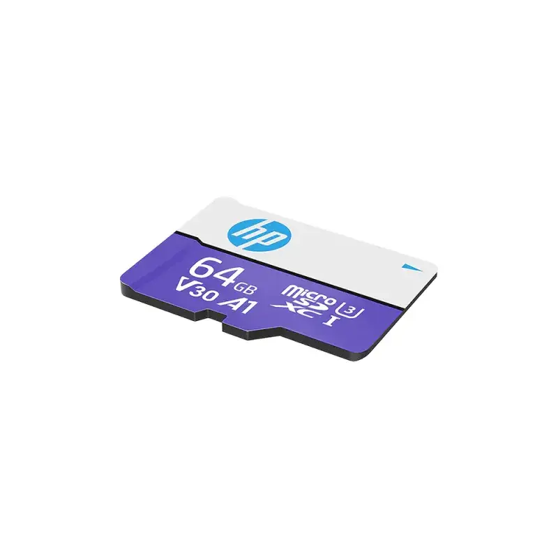 HP MX330 64GB Cl 10 U3 V30 A1 microSDXC Flash Memory Card HP MX330 64GB Cl 10 U3 V30 A1 microSDXC Flash Memory Card