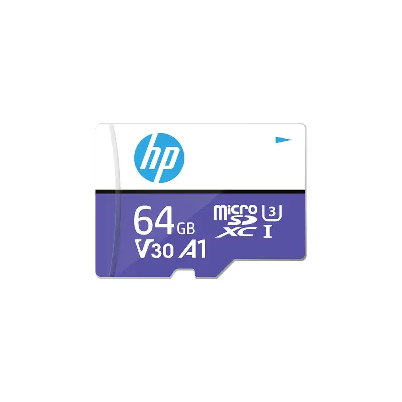 HP MX330 64GB Cl 10 U3 V30 A1 microSDXC Flash Memory Card HP MX330 64GB Cl 10 U3 V30 A1 microSDXC Flash Memory Card