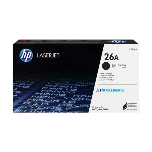 HP 26A Black Original LaserJet Toner Cartridge (For M402DN)