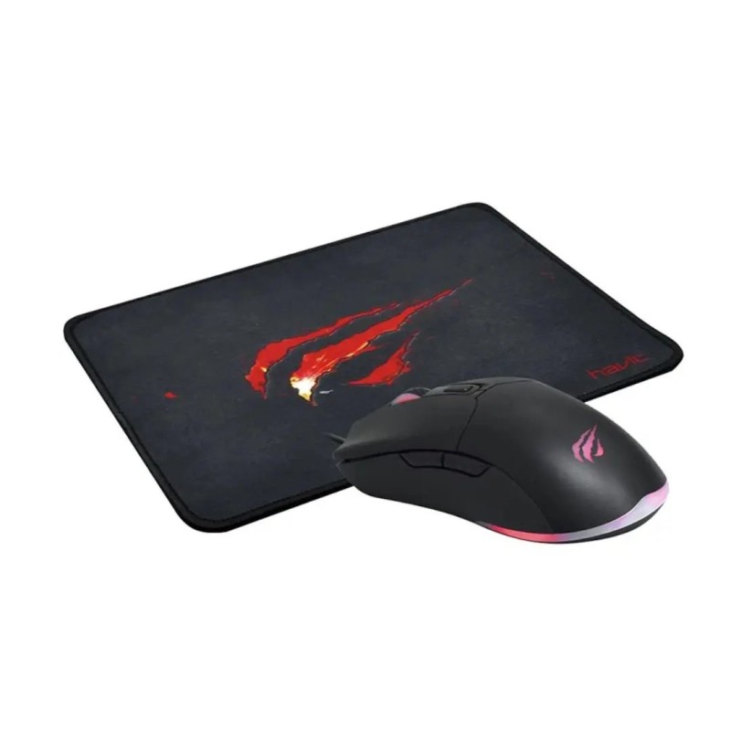 Havit KB889CM RGB Gaming Keyboard, Mouse & Mouse Pad 3-IN-1 Combo