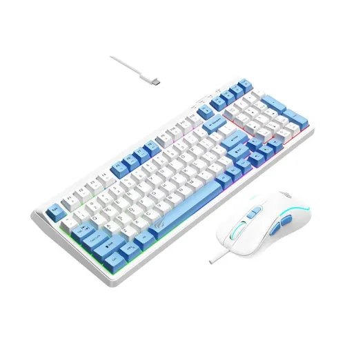 Havit KB891CM Rainbow Backlit Keyboard Mouse Combo