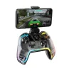Havit G158BT Pro RGB Wireless Vibration Transparent Game Pad