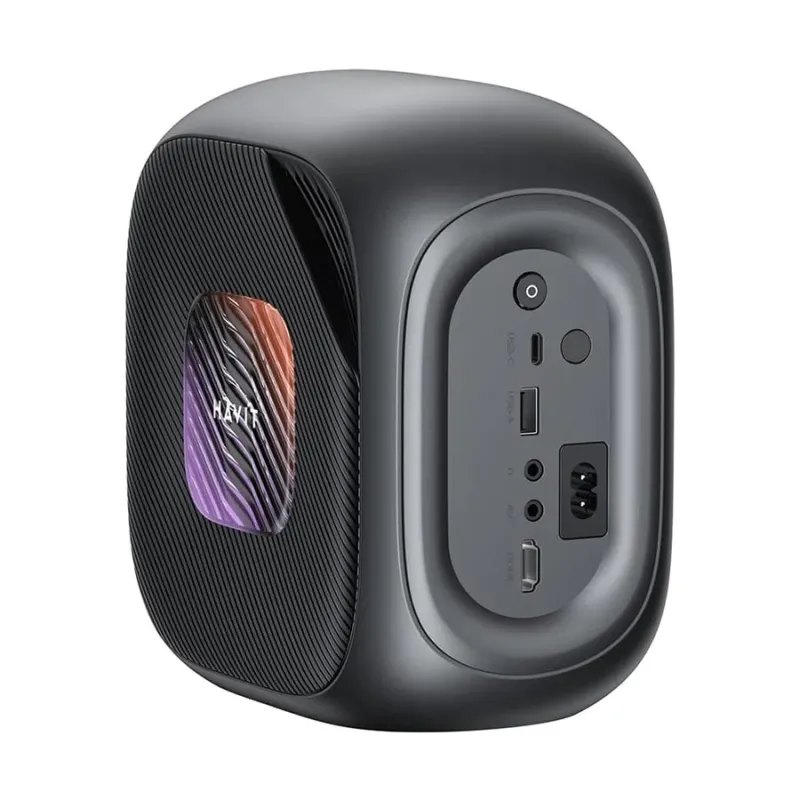 Havit PJ215 Pro (250 Lumens) 720p HD Black Portable Projector