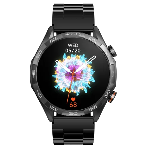 Haylou Solar 5 Smart Watch with Metallic Strap