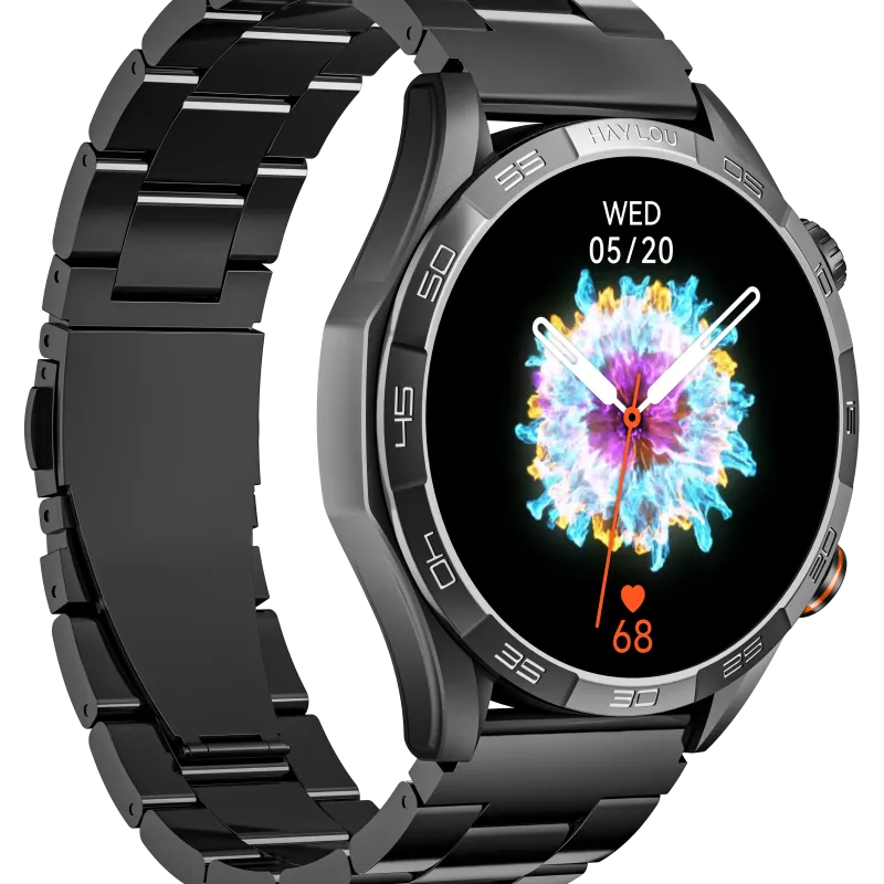 Haylou Solar 5 Smart Watch with Metallic Strap