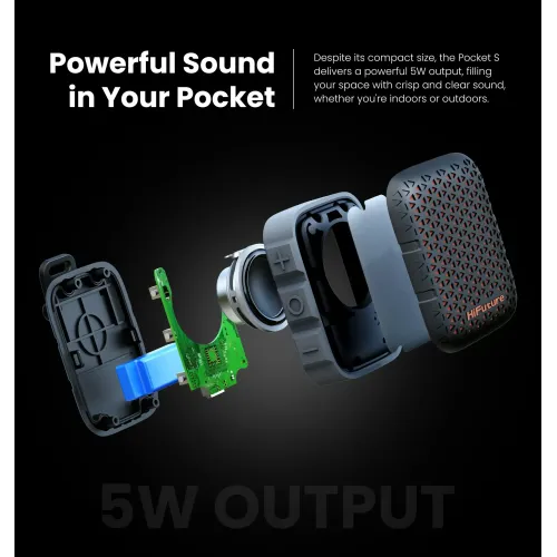 HiFuture Pocket Mini Wearable Portable Bluetooth Speaker