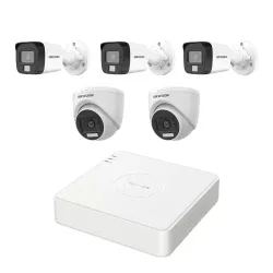 HIKVISION 5 unit 1080P night vision security cc camera Package