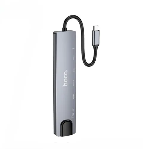 Hoco DUP09 8-in-1 Multimedia USB Type-C Hub