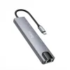 Hoco DUP09 8-in-1 Multimedia USB Type-C Hub