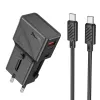 Hoco AC24 Mini PD 25W Universal Travel Charger With Type-C to C Cable