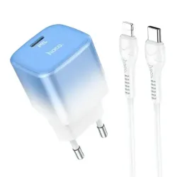 Hoco C101A Charger Adapter with Type-C to Type-C Cable