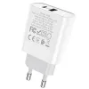 Hoco C80A 20W Dual Port Charger Adapter