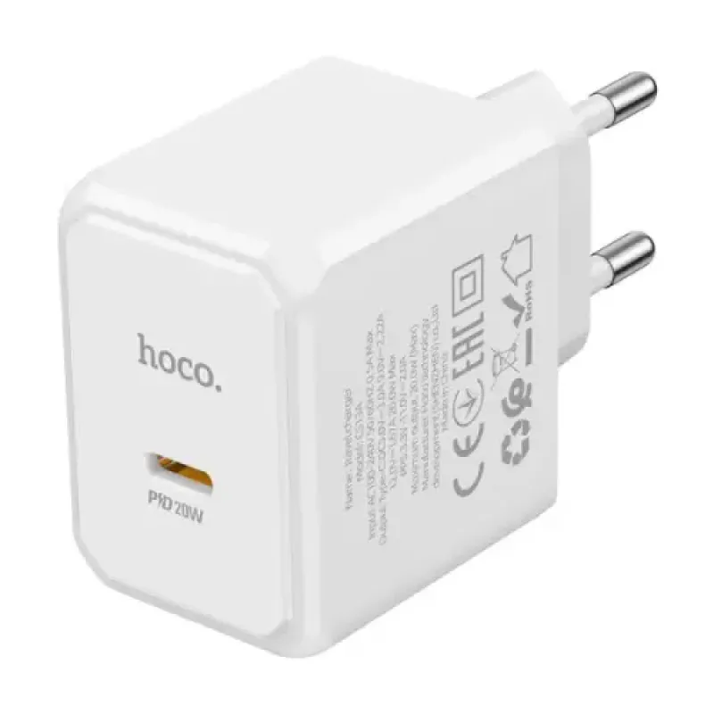Hoco CS13A 20W Type-C Charger Adapter