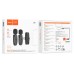 Hoco L15 Type C & Lightning Dual Mic Lavalier Wireless Microphone Black