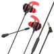 Hoco M105 3.5mm Wired Gaming Earphone With Detachable Mic