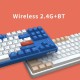 Ajazz AK871 Hot Swappable Wireless Mechanical Keyboard