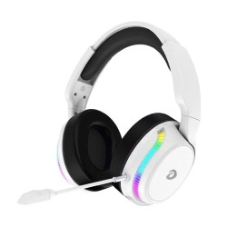 DAREU A710 5.8G Wireless RGB Gaming Headset (White)