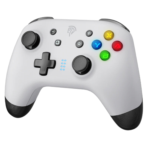 EasySMX Bayard 9124 Tri-Mode Wireless Gaming Controller (White) with Dongle