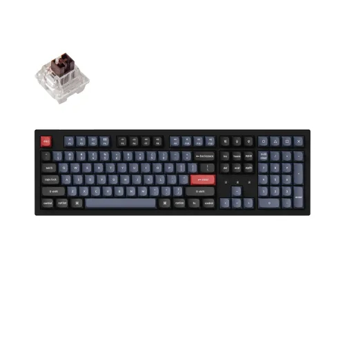 Keychron K10 Pro QMK/VIA RGB Hot-Swappable Brown Switch Wireless Mechanical Keyboard