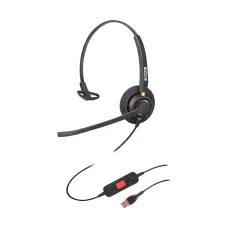 Inbertec UB805M AI Noise Cancelling Professional USB Wired Headphone