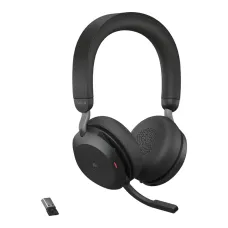 Jabra Evolve2 75 MS DUO Bluetooth & USB Type A Head Set Black (Without Stand)