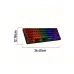 Jedel KL-122 Transparent RGB Mechanical Keyboard