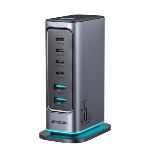 Joyroom JR-TCM02 Gan Multi Port 65W High Speed Power Station Joyroom JR-TCM02 Gan Multi Port 65W High Speed Power Station