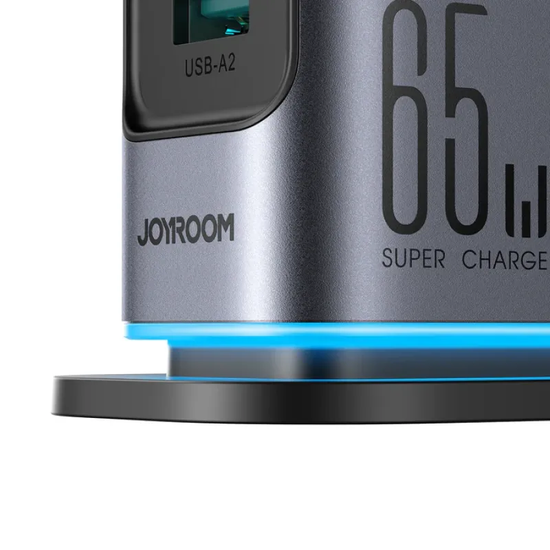 JOYROOM JR-TCM02 65W Gan Multi-port EU Plug Power Station