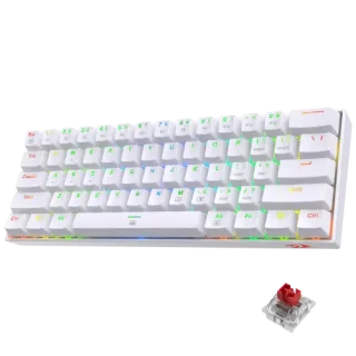 Redragon K630 Dragonborn 60% Wired RGB Gaming Keyboard, 61 Keys